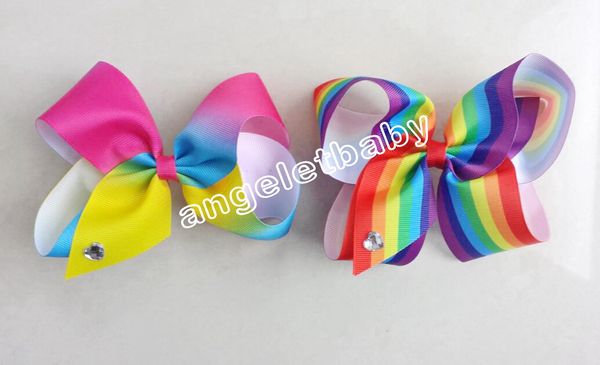 10pcs jojo 6" ombre multi colours hair bows alligator clips heart crystal boutique rainbow striped sweet accessories hd3468, Slivery;white
10pcs jojo 6" ombre multi colours hair bows alligator clips heart crystal boutique rainbow striped sweet accessories hd3468, Slivery;white