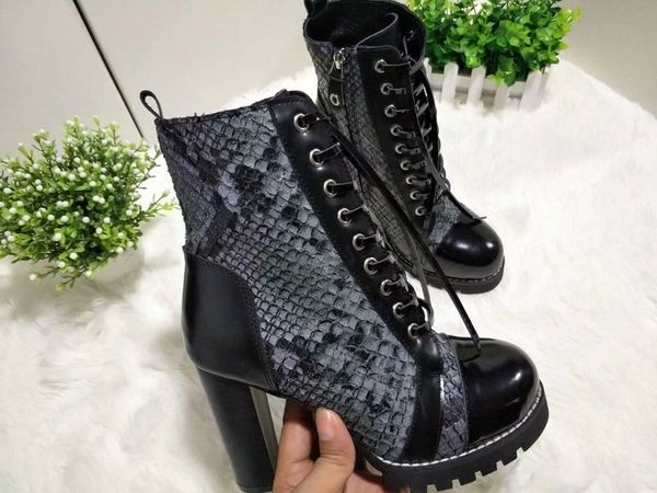fashion luxury womens martin boots winter platform ankle boots high heel genuine leather lace up designer snakeskin shoes size 34-40, Black
fashion luxury womens martin boots winter platform ankle boots high heel genuine leather lace up designer snakeskin shoes size 34-40, Black
