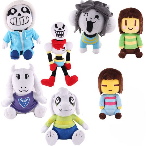 7pcs/lot 20-36cm undertale sans papyrus asriel toriel stuffed doll plush toy for kids christmas gifts
7pcs/lot 20-36cm undertale sans papyrus asriel toriel stuffed doll plush toy for kids christmas gifts