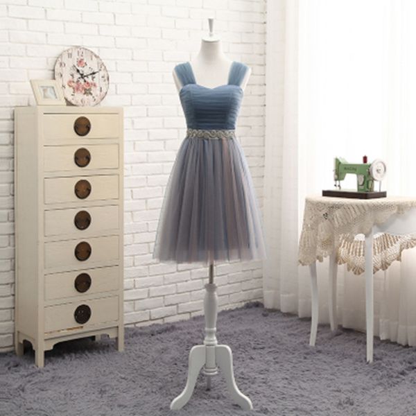 capped sweetheart tulle short bridesmaid dress lace up 2018 knee length party dress elegant formal dresses, White;pink
capped sweetheart tulle short bridesmaid dress lace up 2018 knee length party dress elegant formal dresses, White;pink