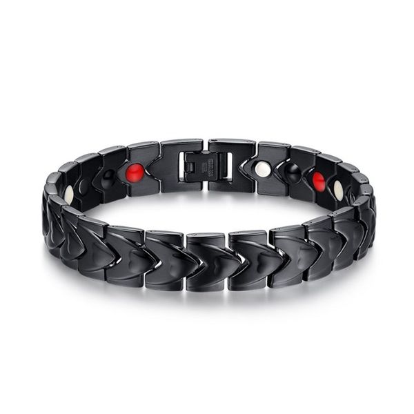 magnetic bracelets for men black healing energy germanium magnetic therapy stainless steel titanium heart bracelet bangle men jewelry b809s
magnetic bracelets for men black healing energy germanium magnetic therapy stainless steel titanium heart bracelet bangle men jewelry b809s
