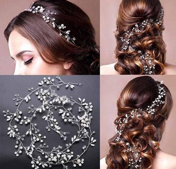 charm fresh water pearls bridal hair vine- 1m extra long handmade bridal head piece, hair accessories wedding hair band, Slivery;golden
charm fresh water pearls bridal hair vine- 1m extra long handmade bridal head piece, hair accessories wedding hair band, Slivery;golden