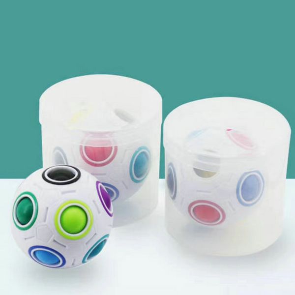 100pcs Rainbow Ball Magic Cube Speed Football Fun Creative Spherical Puzzles Kids Educational Learning Toys games for Children Adult Gifts
100pcs Rainbow Ball Magic Cube Speed Football Fun Creative Spherical Puzzles Kids Educational Learning Toys games for Children Adult Gifts