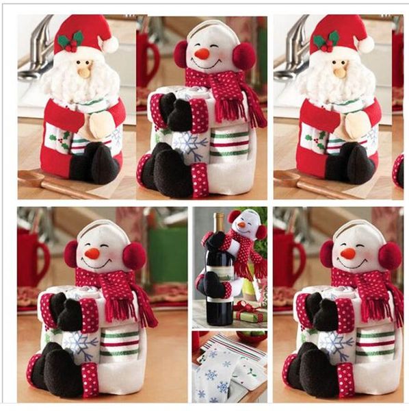 christmas hold towels & hold bottles covers gift santa claus snowman christmas gifts christmas decoration for home
christmas hold towels & hold bottles covers gift santa claus snowman christmas gifts christmas decoration for home