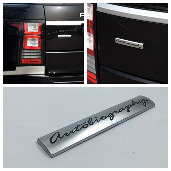 car badge decal 3d chrome metal autobiography logo auto body emblem sticker for range rover vogue
car badge decal 3d chrome metal autobiography logo auto body emblem sticker for range rover vogue