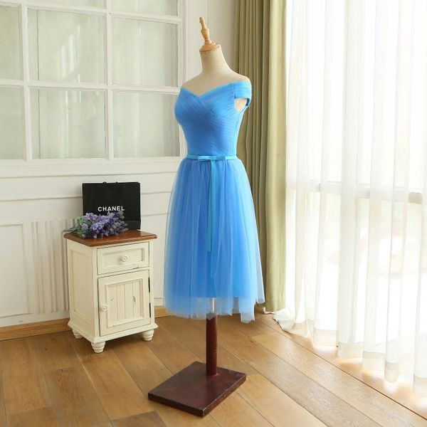 off shoulder tulle a line short bridesmaid dress lace up new wedding guest dress elegant abendkleider women dress, White;pink
off shoulder tulle a line short bridesmaid dress lace up new wedding guest dress elegant abendkleider women dress, White;pink
