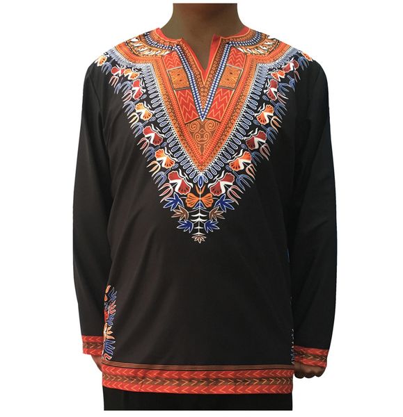 men vintage men's tees 2017 print ethnic traditional long t-shirt female dashiki boho sleeve slim t shirts floral xhats, Black
men vintage men's tees 2017 print ethnic traditional long t-shirt female dashiki boho sleeve slim t shirts floral xhats, Black