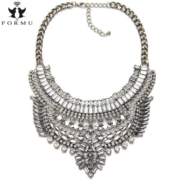 wholesale-vintage collares grandes necklace women jewelry wholesale crystal & rhinestone inlaid big pendant statement necklace nk1061, Silver 
wholesale-vintage collares grandes necklace women jewelry wholesale crystal & rhinestone inlaid big pendant statement necklace nk1061, Silver