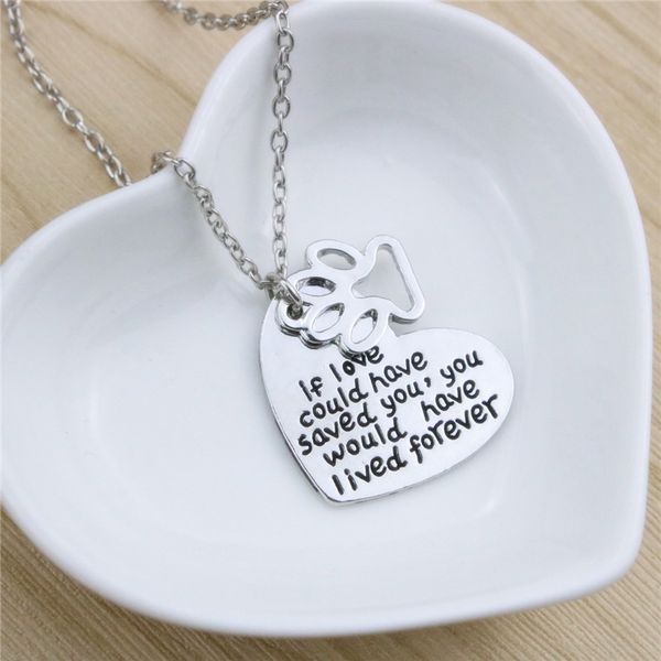 fashion heart honey necklaces letters pendant cute dog paw silver plated alloy pendant necklace for lovers
fashion heart honey necklaces letters pendant cute dog paw silver plated alloy pendant necklace for lovers