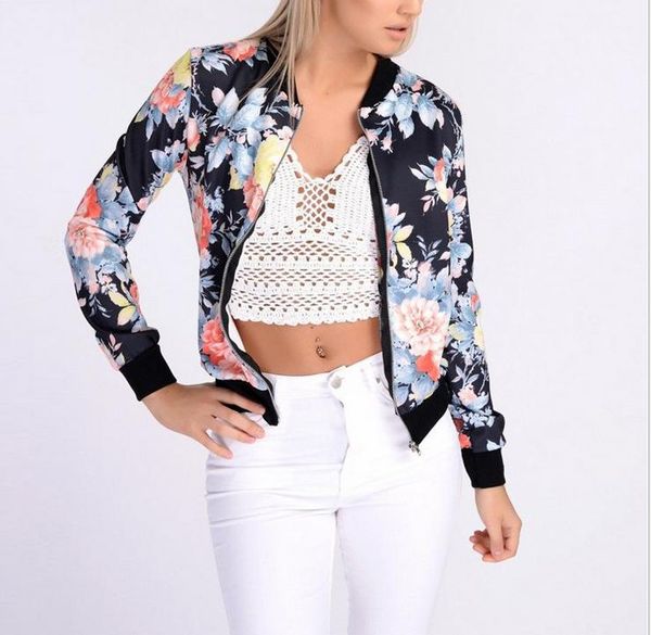 Fashion 6 Style Women's Clothing Ladies Long Sleeve Biker Short Coat Jacket Floral Printed zipper Top Outerwear
Fashion 6 Style Women's Clothing Ladies Long Sleeve Biker Short Coat Jacket Floral Printed zipper Top Outerwear