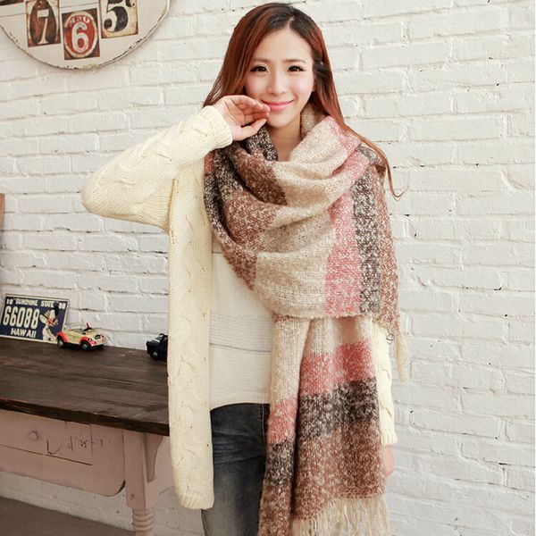 wholesale- sellworlder 2017 women winter mohair scarf long size warm fashion scarves & wraps for lady casual patchwork accessories, Blue;gray
wholesale- sellworlder 2017 women winter mohair scarf long size warm fashion scarves & wraps for lady casual patchwork accessories, Blue;gray
