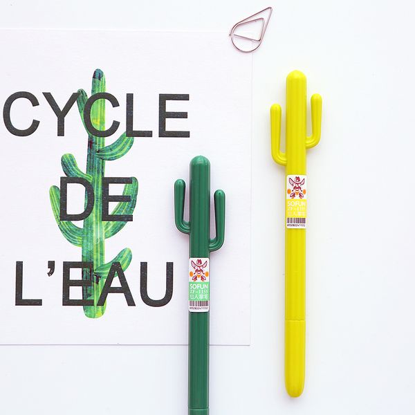 Wholesale-72 pcs/Lot Gel pen Green grass Cactus pens caneta escolar for writing Stationery Office material escolar school supplies 6296
Wholesale-72 pcs/Lot Gel pen Green grass Cactus pens caneta escolar for writing Stationery Office material escolar school supplies 6296