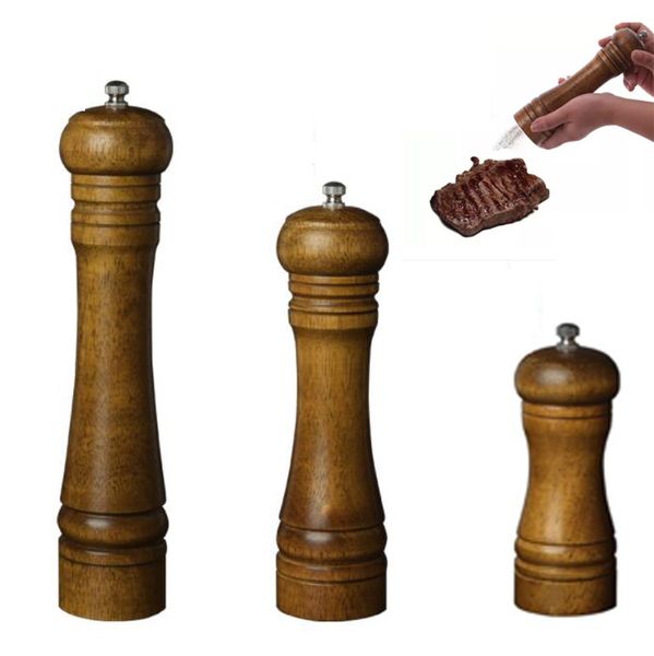 salt pepper grinder hand movement oak wood pepper mill sauce grinder kitchen tools 5/8/10inch
salt pepper grinder hand movement oak wood pepper mill sauce grinder kitchen tools 5/8/10inch
