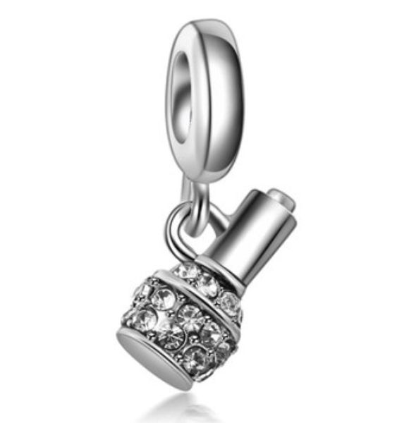 Wholesale Crystal Nail Polish Bottle Dangle Charms Bead Silver Charms Pendant Big Hole Beads Fit European Charm Pandora Bracelet Jewelry DIY
Wholesale Crystal Nail Polish Bottle Dangle Charms Bead Silver Charms Pendant Big Hole Beads Fit European Charm Pandora Bracelet Jewelry DIY