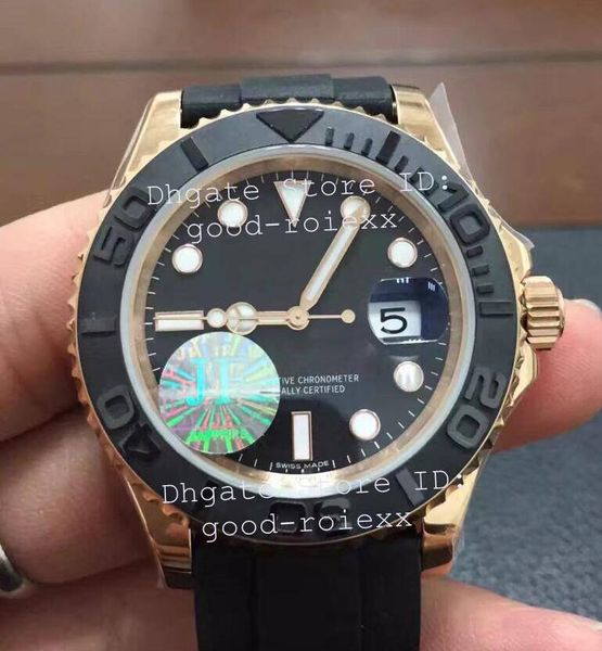 Luxury Watches Men's Superlative V10 Version Mens Automatic Eta 3135 Watch Ceramic Bezel Rose Gold 116655 Sport Rubber Men Wristwatches
Luxury Watches Men's Superlative V10 Version Mens Automatic Eta 3135 Watch Ceramic Bezel Rose Gold 116655 Sport Rubber Men Wristwatches