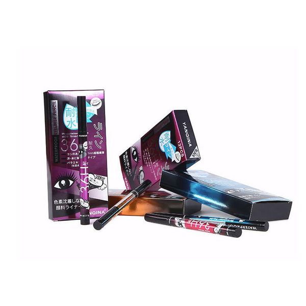 2017 yanqina 36h makeup eyeliner pencil purple blue black brown 4 colors waterproof eyeliner pen liquid eye liner cosmetics 12pcs each set
2017 yanqina 36h makeup eyeliner pencil purple blue black brown 4 colors waterproof eyeliner pen liquid eye liner cosmetics 12pcs each set