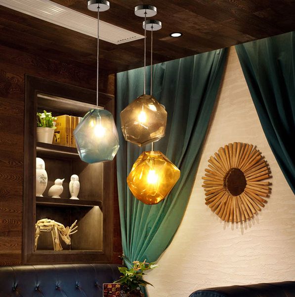 Modern Colorful Glass Pendant Light Special Glass Stone Chandelier Hanging Lamp for Bar Restaurant Indoor Light
Modern Colorful Glass Pendant Light Special Glass Stone Chandelier Hanging Lamp for Bar Restaurant Indoor Light