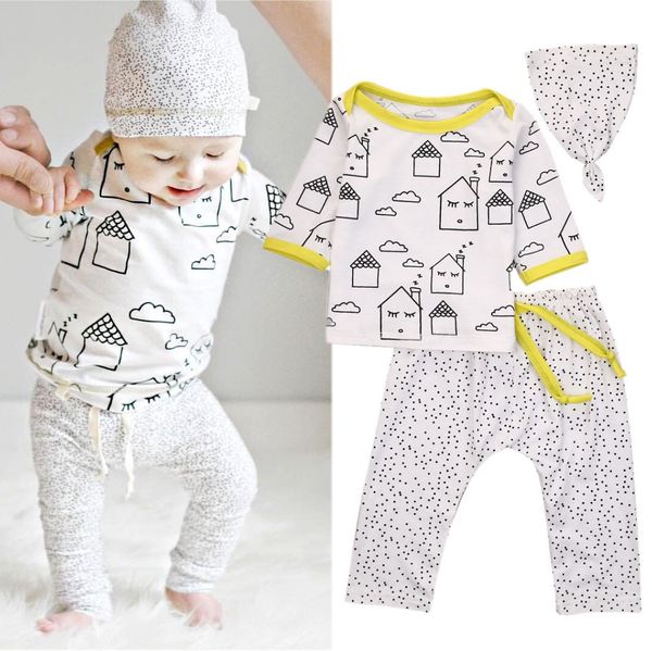 organic baby boys girls t-shirt pants leggings hat outfits clothes 3pcs set, White
organic baby boys girls t-shirt pants leggings hat outfits clothes 3pcs set, White