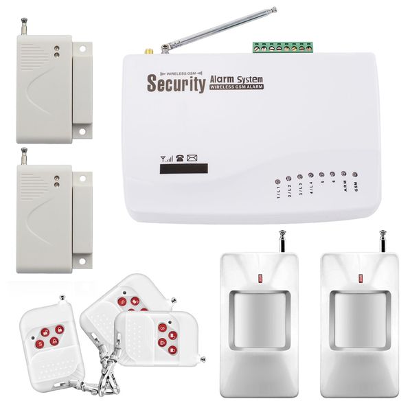 new wireless home burglar security gsm alarm system auto dialer sms sim (built-in battery) 2x window alarm 2x infrared alarm dual antenna
new wireless home burglar security gsm alarm system auto dialer sms sim (built-in battery) 2x window alarm 2x infrared alarm dual antenna