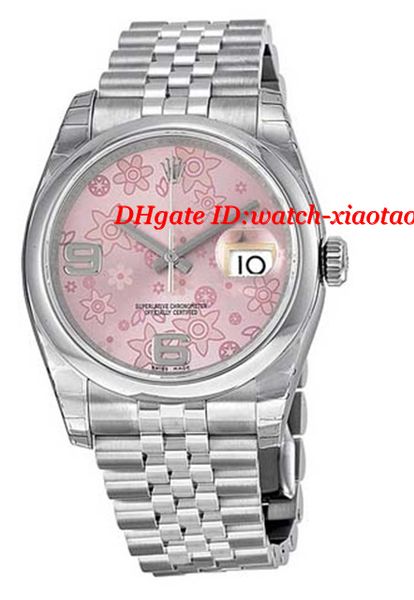 luxury watches stainless steel bracelet floral pink dial stainless steel jubilee automatic ladies watch 36mm mechanical wristwatch, Slivery;brown
luxury watches stainless steel bracelet floral pink dial stainless steel jubilee automatic ladies watch 36mm mechanical wristwatch, Slivery;brown