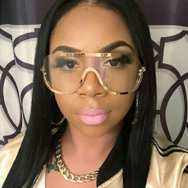 Aloz Micc Retro Inspired Women Sunglasses Oversize Shield Metal Half Frame Eyeglasses Frame A030
Aloz Micc Retro Inspired Women Sunglasses Oversize Shield Metal Half Frame Eyeglasses Frame A030