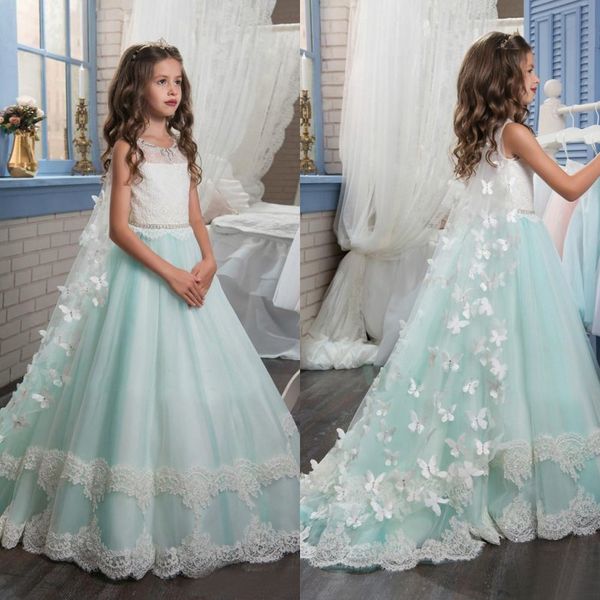 latest 2017 mint tulle ivory lace a-line flower girls dresses for weddings jewel beaded sash applique children wedding gown en12155, White;blue
latest 2017 mint tulle ivory lace a-line flower girls dresses for weddings jewel beaded sash applique children wedding gown en12155, White;blue