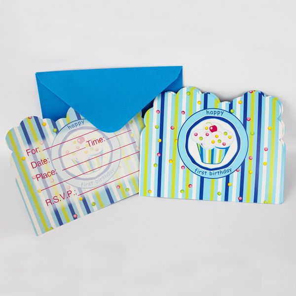 wholesale- 12people use blue ice cream theme kid boy girl baby happy birthday party decoration kids supplies favors invitation cards
wholesale- 12people use blue ice cream theme kid boy girl baby happy birthday party decoration kids supplies favors invitation cards