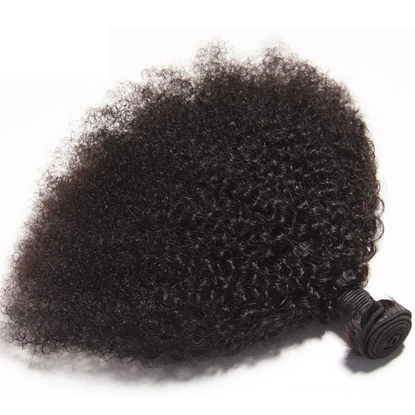 

Brazilian Virgin Human Hair Afro Kinky Curly Unprocessed Remy Hair Weaves Double Wefts 100g/Bundle 1bundle/lot Can be Dyed Bleached Fedex