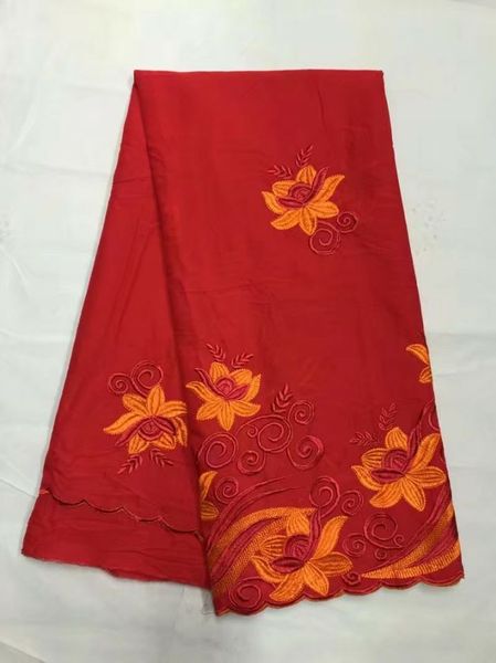 4.5yards/pc red african cotton lace fabric with flower design embroidery swiss voile lace for clothes jc2-3
4.5yards/pc red african cotton lace fabric with flower design embroidery swiss voile lace for clothes jc2-3