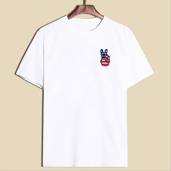 new t-shirt sign wish the casual victory short women's men's cotton fashion embroidery hip-hop west sleeve chest style ifiow, Black
new t-shirt sign wish the casual victory short women's men's cotton fashion embroidery hip-hop west sleeve chest style ifiow, Black