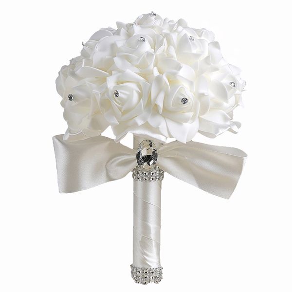 wholesale wedding bouquet white bridesmaid artificial bridal flowers bouquets with crystals colorful ribbons artificial rose flowers wedding
wholesale wedding bouquet white bridesmaid artificial bridal flowers bouquets with crystals colorful ribbons artificial rose flowers wedding