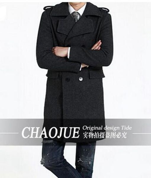 man the spring and autumn period and the han edition loose plus-size fashion boutique elegant british wool coat / s-5xl, Black
man the spring and autumn period and the han edition loose plus-size fashion boutique elegant british wool coat / s-5xl, Black