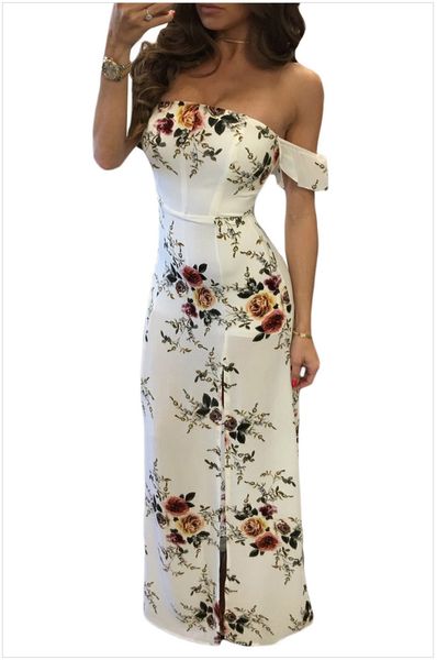 women's floral print long dress off shoulder maxi split dresses vestidos size: s l dlm61522, Black;gray
women's floral print long dress off shoulder maxi split dresses vestidos size: s l dlm61522, Black;gray