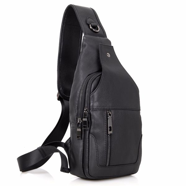 wholesale- 100% real cow leather men chest bags black sling bag for boy's backpacks popular satchels 4004a
wholesale- 100% real cow leather men chest bags black sling bag for boy's backpacks popular satchels 4004a