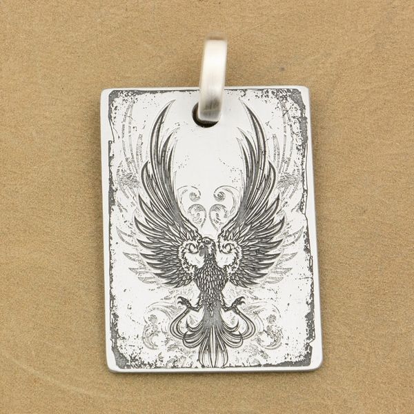 linsion deep engraved high detail 925 sterling silver fire phoenix mens biker rocker punk dog tag pendant 9x015 just pendant
linsion deep engraved high detail 925 sterling silver fire phoenix mens biker rocker punk dog tag pendant 9x015 just pendant