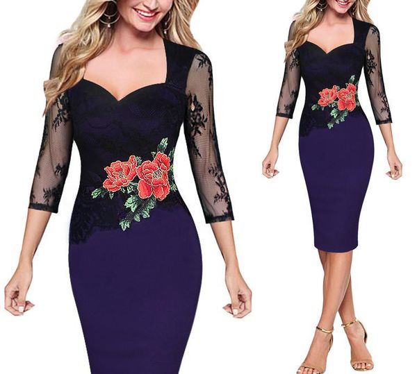 selling autumn winter 5xl plus size lace embroidery dress knee length square neck ladies' fashion dress, Black;gray
selling autumn winter 5xl plus size lace embroidery dress knee length square neck ladies' fashion dress, Black;gray