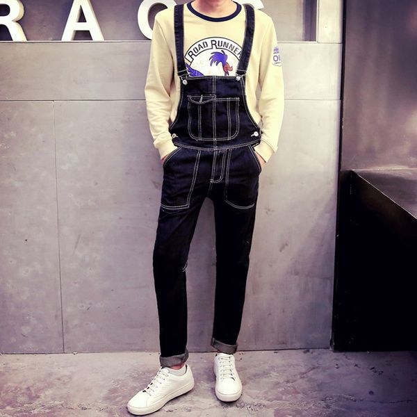 wholesale-men's fashion pocket denim overalls boy's casual jumpsuits slim pencil jeans for man, Blue
wholesale-men's fashion pocket denim overalls boy's casual jumpsuits slim pencil jeans for man, Blue