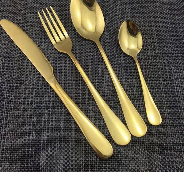 Stainle teel gold dinnerware cutlery di hwa her tableware knife fork tea poon cutlery et tableware 4 piece et kka2313
Stainle teel gold dinnerware cutlery di hwa her tableware knife fork tea poon cutlery et tableware 4 piece et kka2313