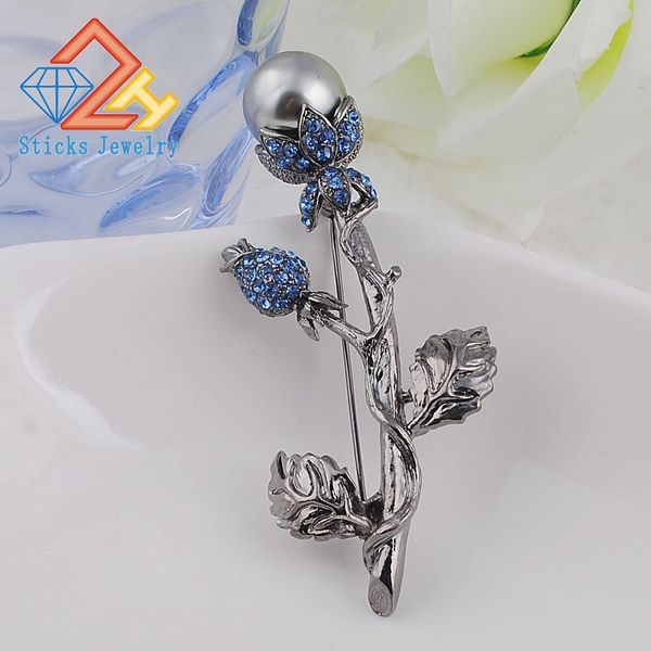 fashion women elegant beaded nice jewelry black plated simulated pearl 'tree' brooch wholesale, Gray
fashion women elegant beaded nice jewelry black plated simulated pearl 'tree' brooch wholesale, Gray