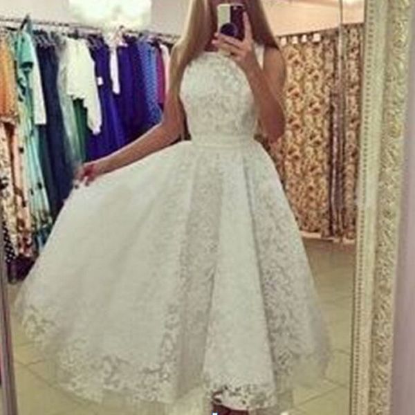 short a line wedding dresses 2019 latest design modern lace custom made bridal gowns sale vestidos de novia beautiful appliques, White
short a line wedding dresses 2019 latest design modern lace custom made bridal gowns sale vestidos de novia beautiful appliques, White