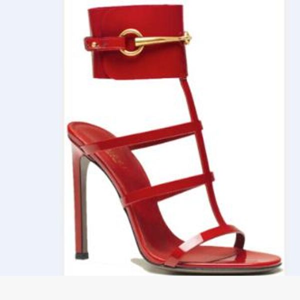 White Black Red Blue Sandals Stiletto High heels Sexy Pumps Cut Out Ankle Gladiators Patent leather Real Pics Ladies Sandals
White Black Red Blue Sandals Stiletto High heels Sexy Pumps Cut Out Ankle Gladiators Patent leather Real Pics Ladies Sandals