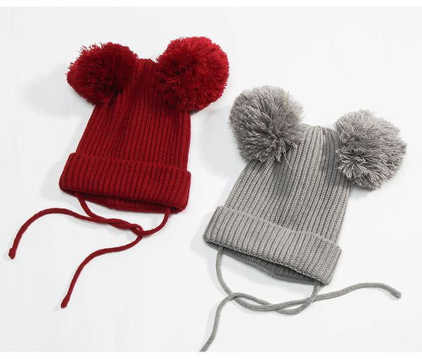 kids two knitted skullies boys solid hat cute beanie pom caps beanies bonnet hats for pom girls and oqege, White;black
kids two knitted skullies boys solid hat cute beanie pom caps beanies bonnet hats for pom girls and oqege, White;black
