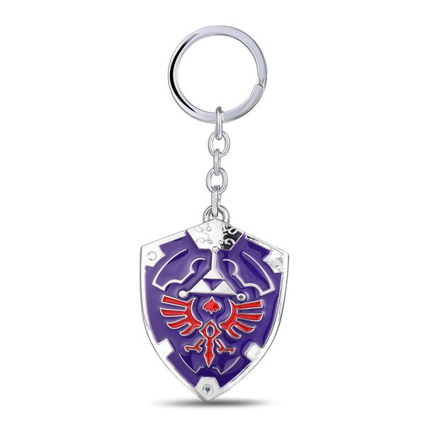 Wholesale 10pcs/lot Game Jewelry The Legend of Zelda Keychain Metal Shield Enamel Key Chain Key Ring For Men Souvenirs
Wholesale 10pcs/lot Game Jewelry The Legend of Zelda Keychain Metal Shield Enamel Key Chain Key Ring For Men Souvenirs