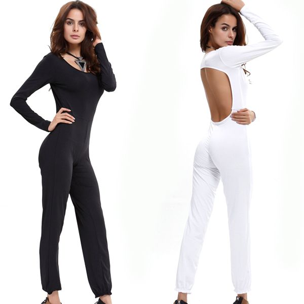 wholesale- rompers women jumpsuit 2016 new fashion solid color sleeveless backless full length plus sizes bodycon jumpsuits blacka01, Black;white
wholesale- rompers women jumpsuit 2016 new fashion solid color sleeveless backless full length plus sizes bodycon jumpsuits blacka01, Black;white