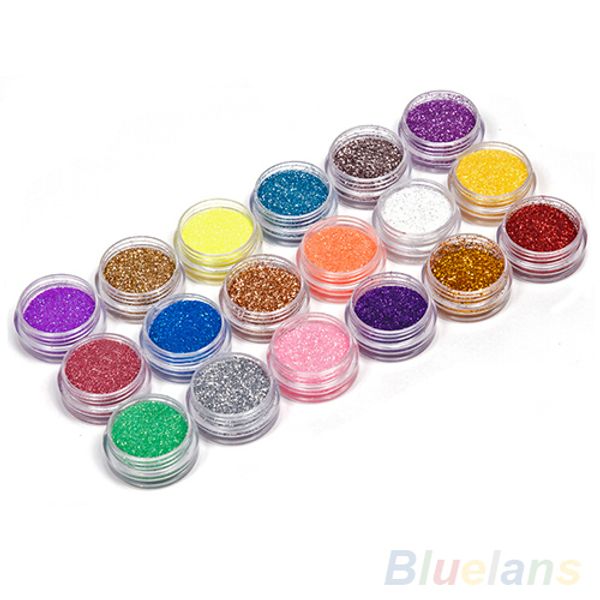 wholesale- 18 colors nail art decoration metal powder glitter dust set for uv gel acrylic 4py1, Silver;gold
wholesale- 18 colors nail art decoration metal powder glitter dust set for uv gel acrylic 4py1, Silver;gold