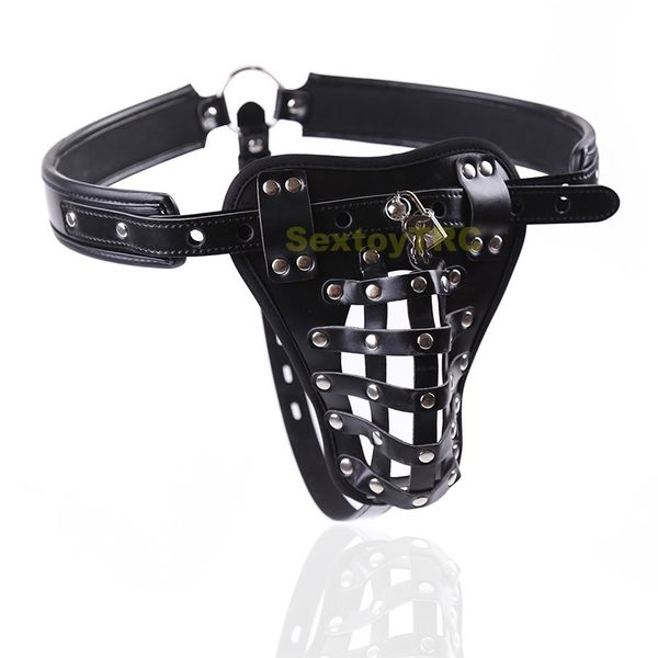 male chastity thong men leather t-back studded design adjustable size bdsm bondage gear costumes lingerie underwear, Red;black
male chastity thong men leather t-back studded design adjustable size bdsm bondage gear costumes lingerie underwear, Red;black