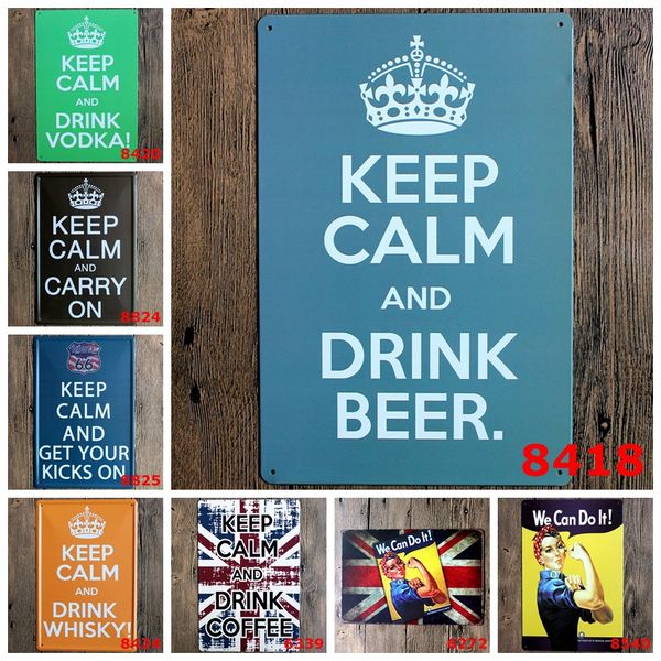 retro keep calm and drink beer tin posters encouragement iron painting we can do it metal tin signs 20*30cm l arts 3 99rje
retro keep calm and drink beer tin posters encouragement iron painting we can do it metal tin signs 20*30cm l arts 3 99rje