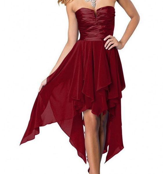 robe de soriee 2018 strapless ruffles front short back long prom dresses 2017 new custom made asymmetrical evening gowns for summer style, Black
robe de soriee 2018 strapless ruffles front short back long prom dresses 2017 new custom made asymmetrical evening gowns for summer style, Black