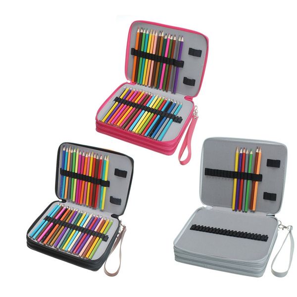 wholesale- 124 holders pu leather school pencils case large capacity pencil bag holder case for students stationery art supplies
wholesale- 124 holders pu leather school pencils case large capacity pencil bag holder case for students stationery art supplies