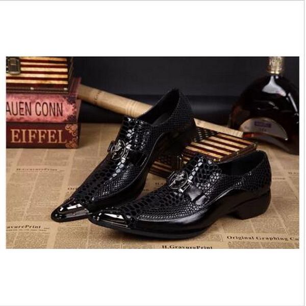 arrival black snake skin genuine leather handmade metal tip spikes pointed toe slip on formal dress shoes fashion mans wedding shoes
arrival black snake skin genuine leather handmade metal tip spikes pointed toe slip on formal dress shoes fashion mans wedding shoes